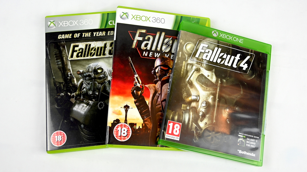 Fallout video game series ( 3, new vegas and 4) – Wales, UK – 31 January 2024