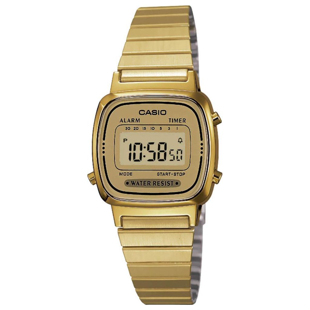 Casio LA670WGA Gold Digital Watch