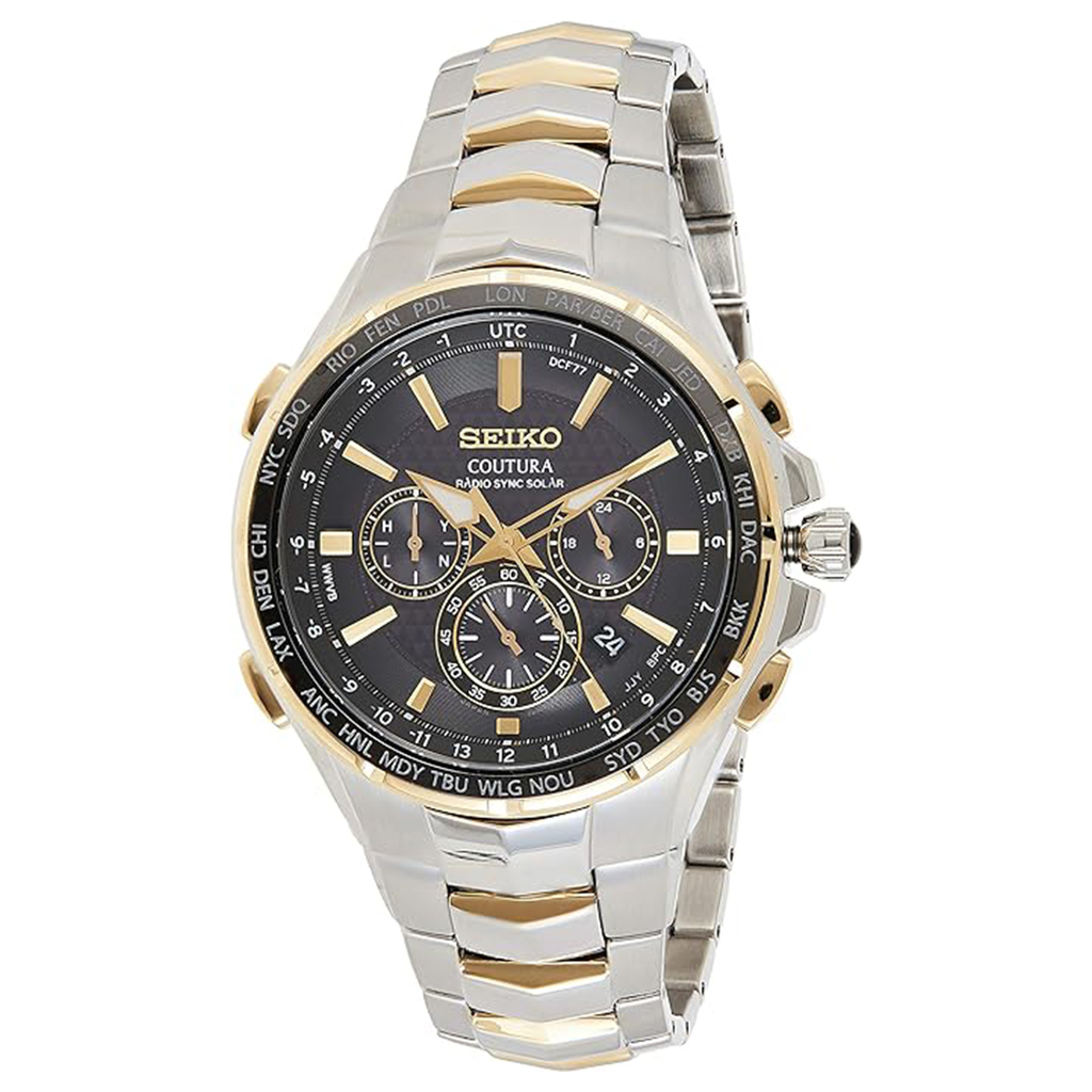 Seiko SSG010 Coutura Collection, Radio Sync Solar Chronograph