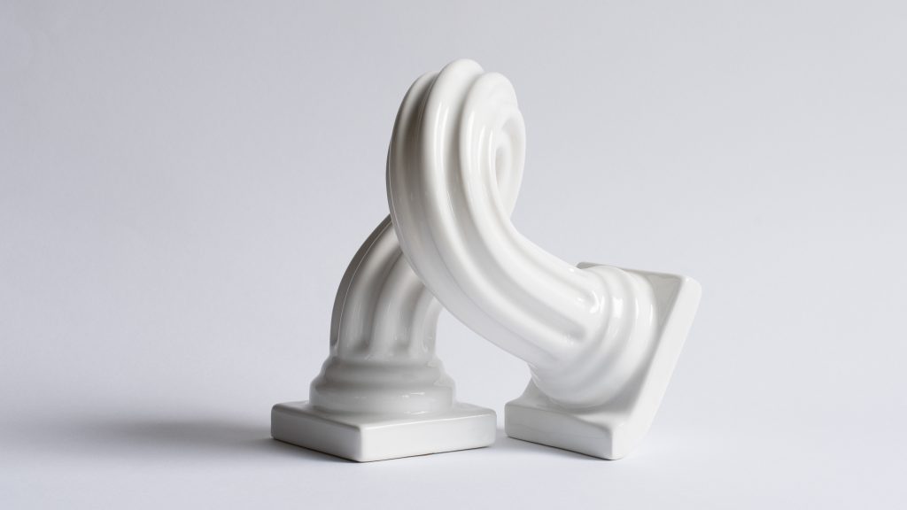 Rob and Robin create this ceramic column 3D sculpture