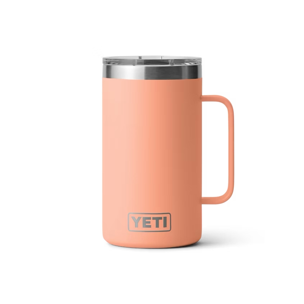 Yeti Rambler 24 oz Mug with Magslider Lid in new color lowcountry peach