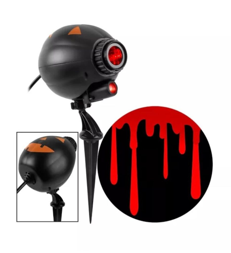 Light up the night this Halloween with this Blood Drip Light Projector! Simply plug this projector in, and your living space will be drenched in blood before your very eyes.