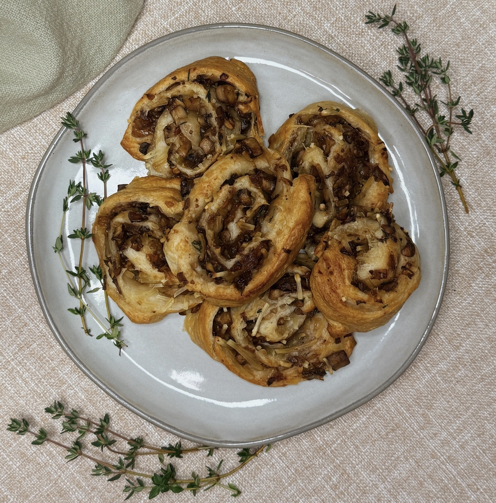 Riley's mushroom pinwheels