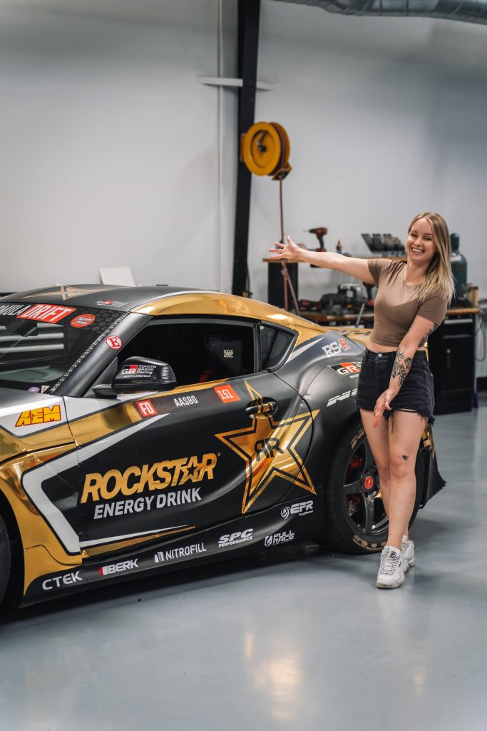 Sonja Reid AKA Firefoxx is an automotive influencer with some serious skills behind the wheel.